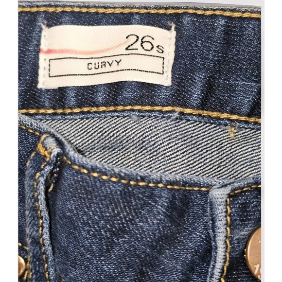 GAP 1969 Women's Curvy Bootcut Jeans Size 26S Blue Denim Medium Wash - Picture 3 of 12